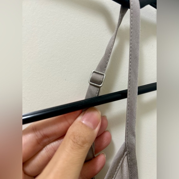 Authentic AllSaints slip dress is grey color. XS. - Picture 4 of 4